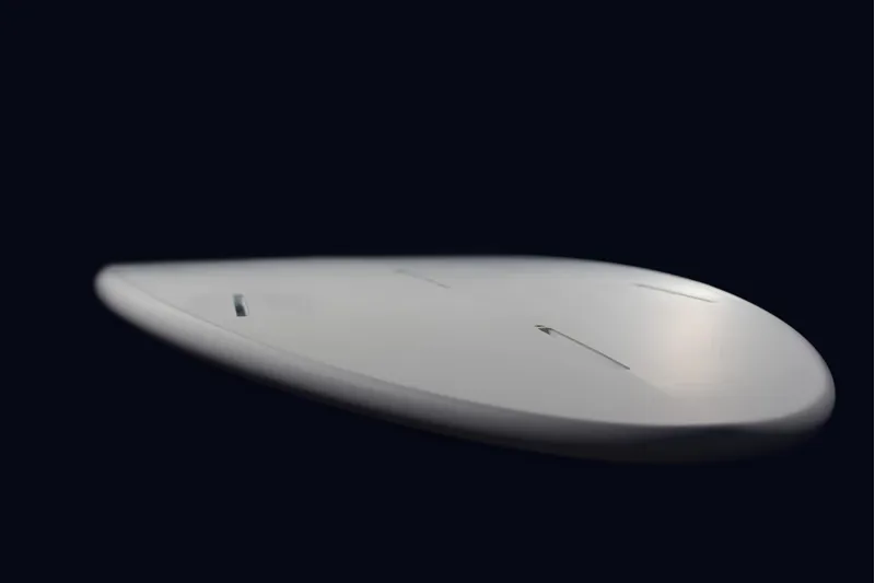 Torn Red/Carbon Strip Fun V Surfboard - Futures-2